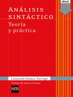 cover image of Análisis sintáctico Teoría y práctica